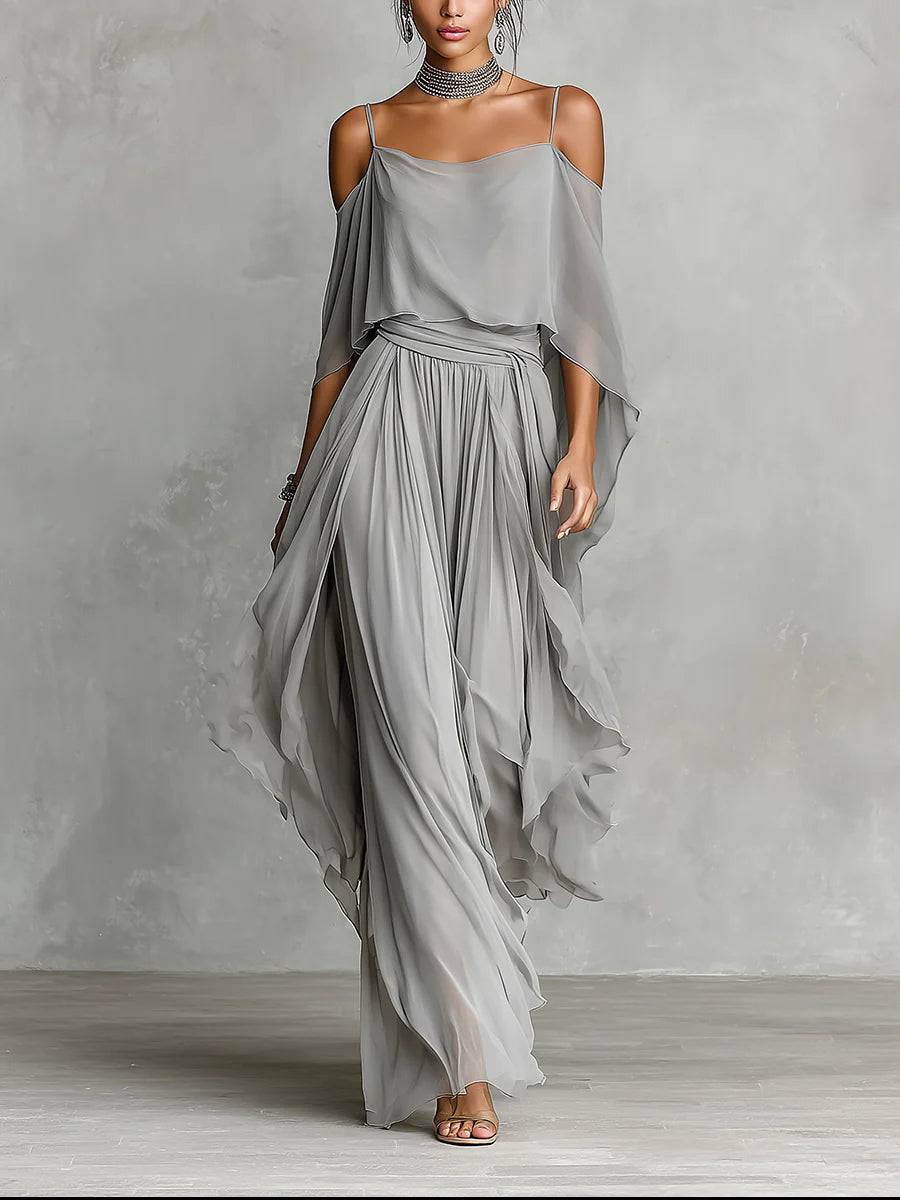 Isabella™ | Chiffon Two-Piece Set