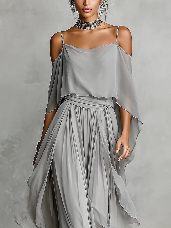 Isabella™ | Chiffon Two-Piece Set