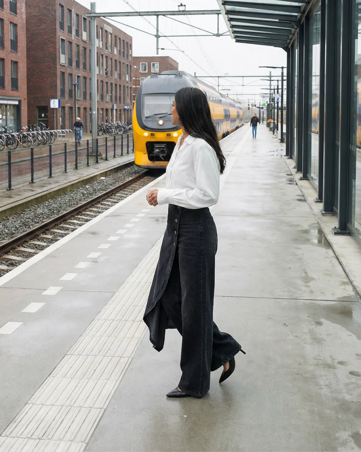 Denim Wikkelbroek