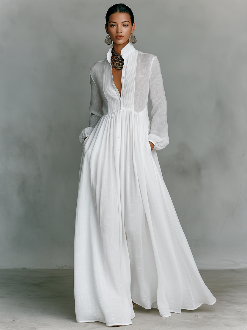 Evy | Long Sleeved Maxi Dress