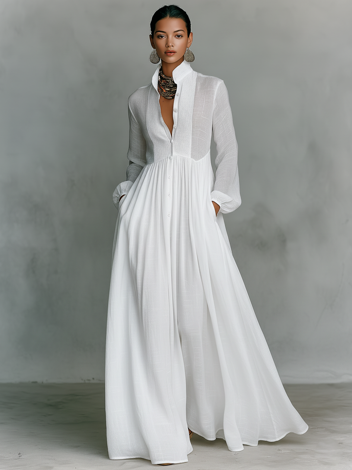Evy | Long Sleeved Maxi Dress