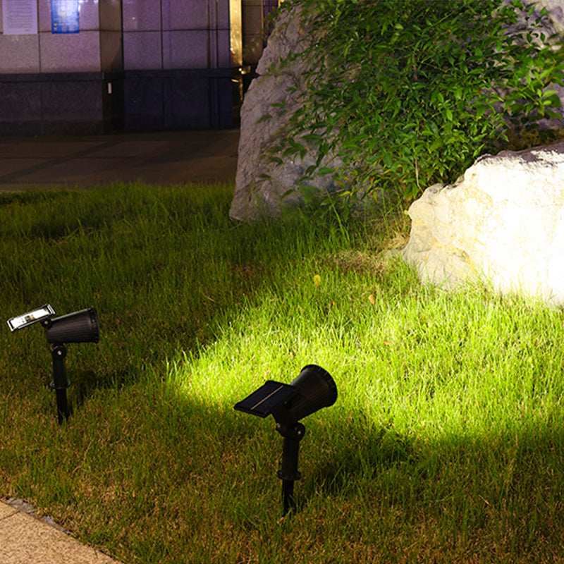Solar energy garden spotlight