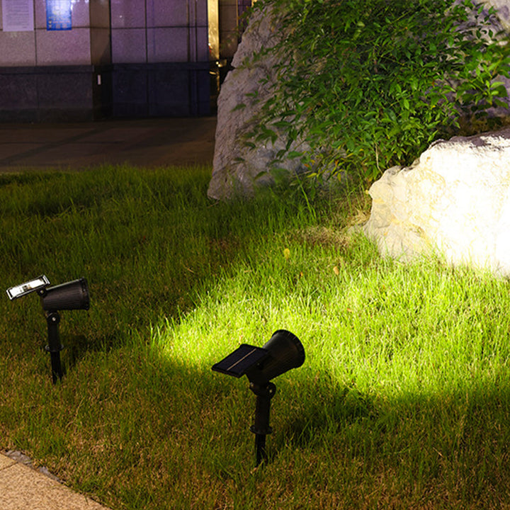 Solar energy garden spotlight