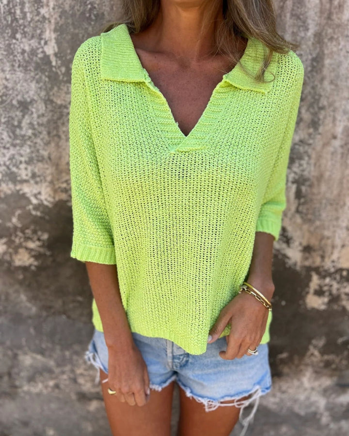 GARIELE - Bohemian Knitted Top