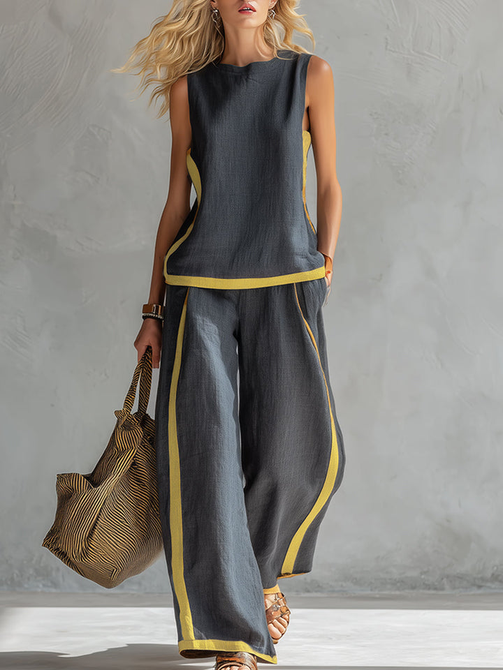 Leila | Elegant Cotton & Linen Set