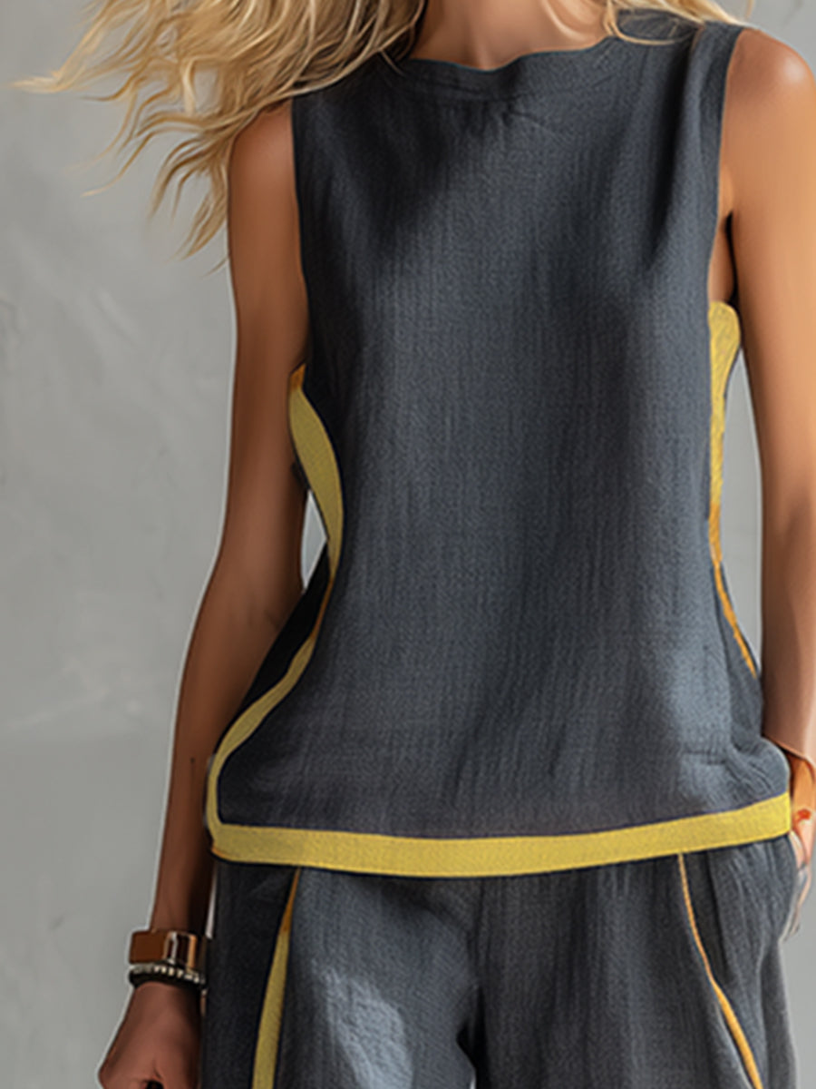 Leila | Elegant Cotton & Linen Set