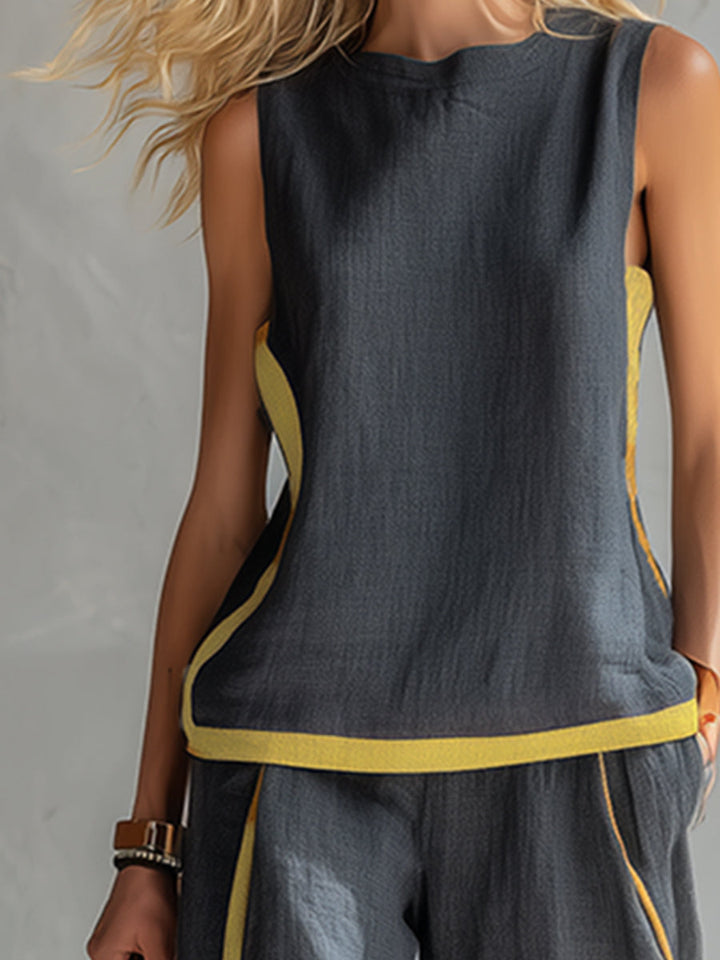 Leila | Elegant Cotton & Linen Set