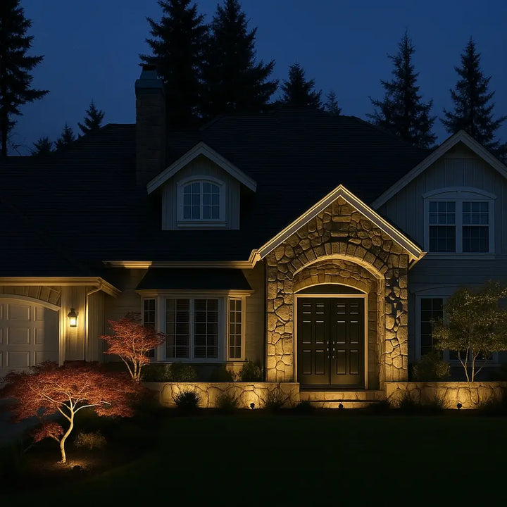 Solar energy garden spotlight