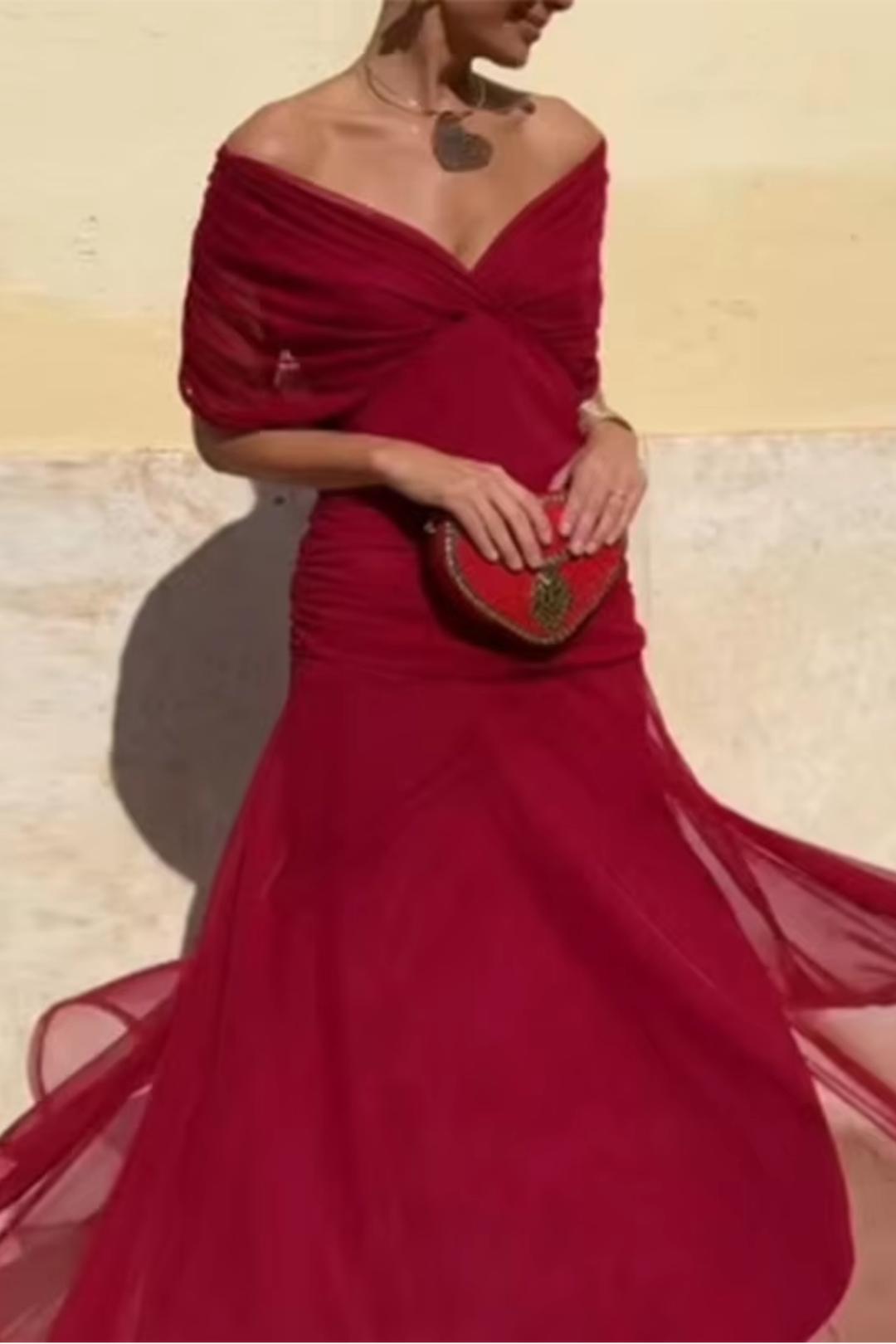 Louise | Elegant V-Neck Party Maxi Dress