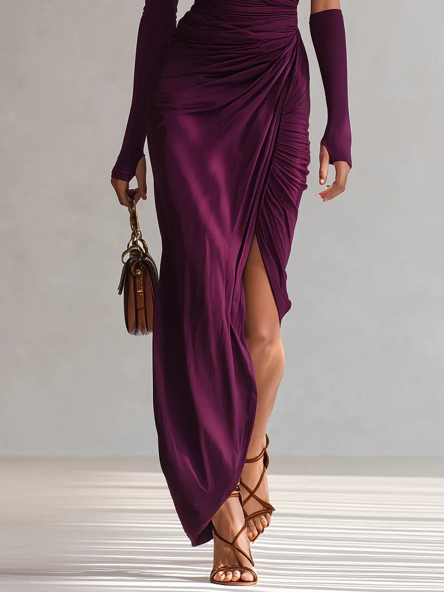 Magda | Long One-Shoulder Dress