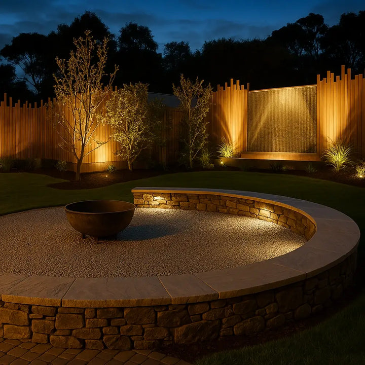 Solar energy garden spotlight