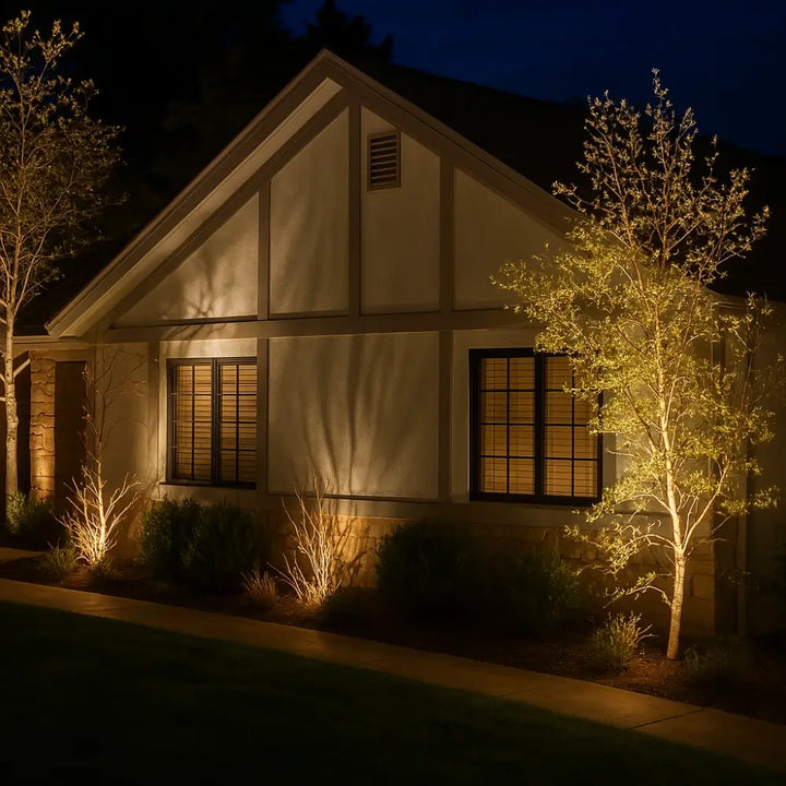 Solar energy garden spotlight