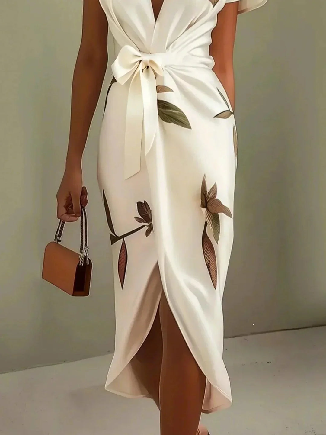AVERY | Satin Wrap Dress