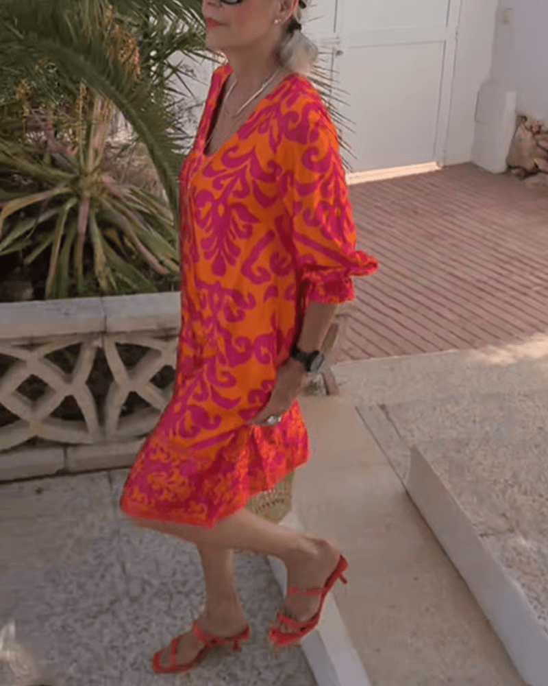 Luna - Elegant floral dress