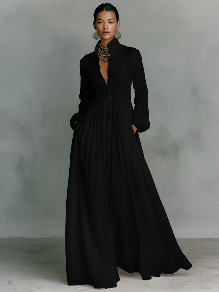 Evy | Long Sleeved Maxi Dress