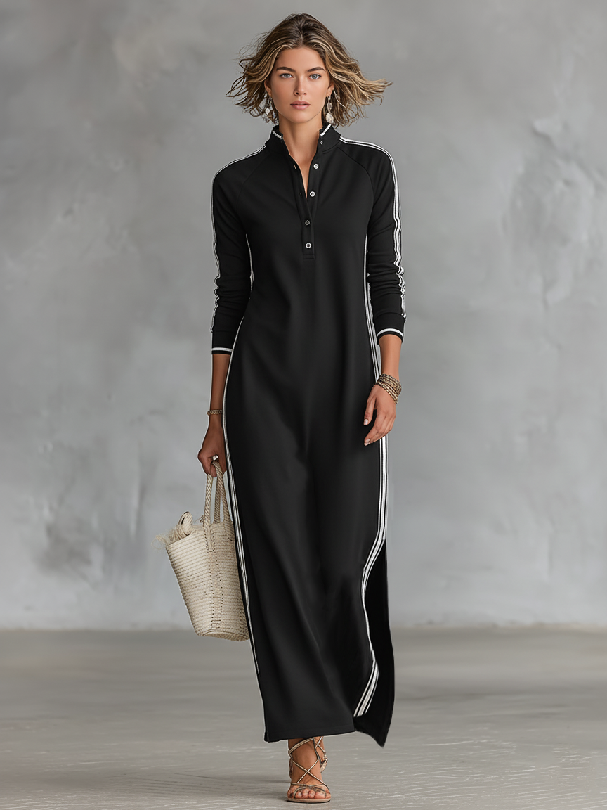 REGGIE | Women's Sweatshirt Maxi Dress