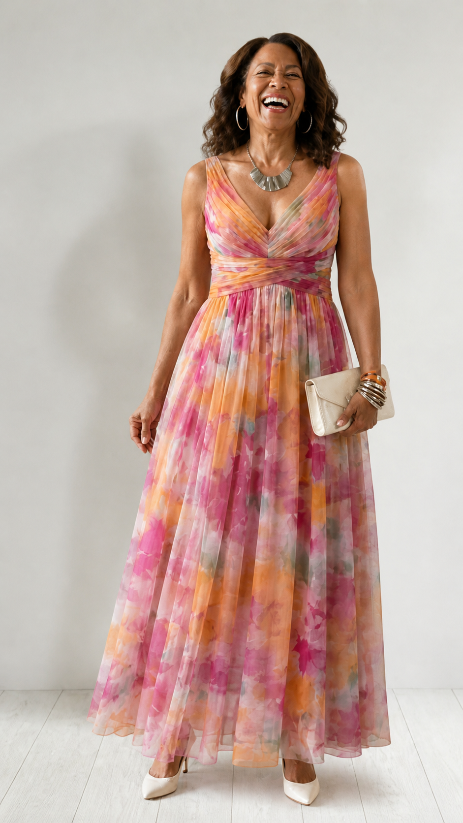 Isel | Soft Wrap Maxi Dress