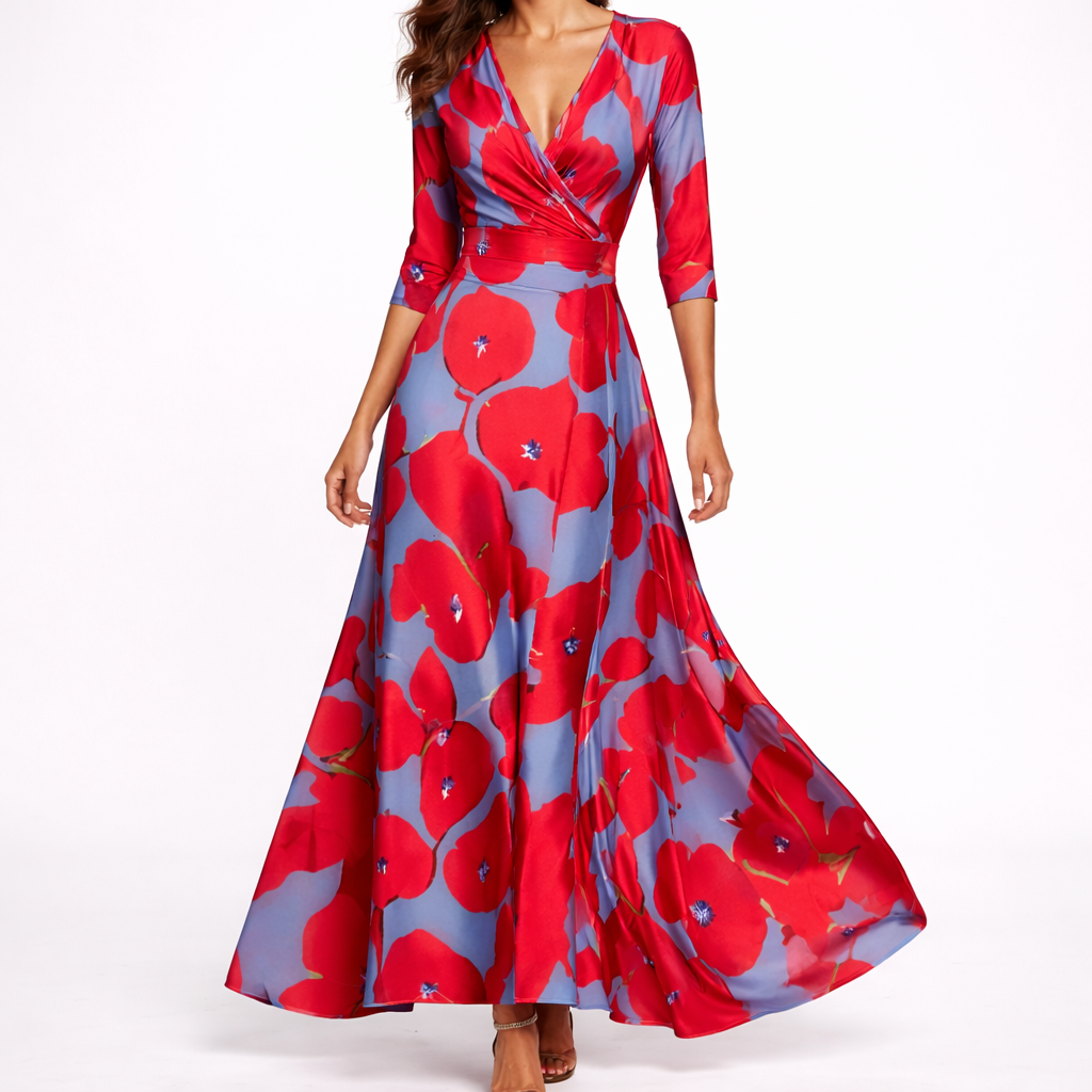 Charlotte | Flattering Flowing Maxi Dress