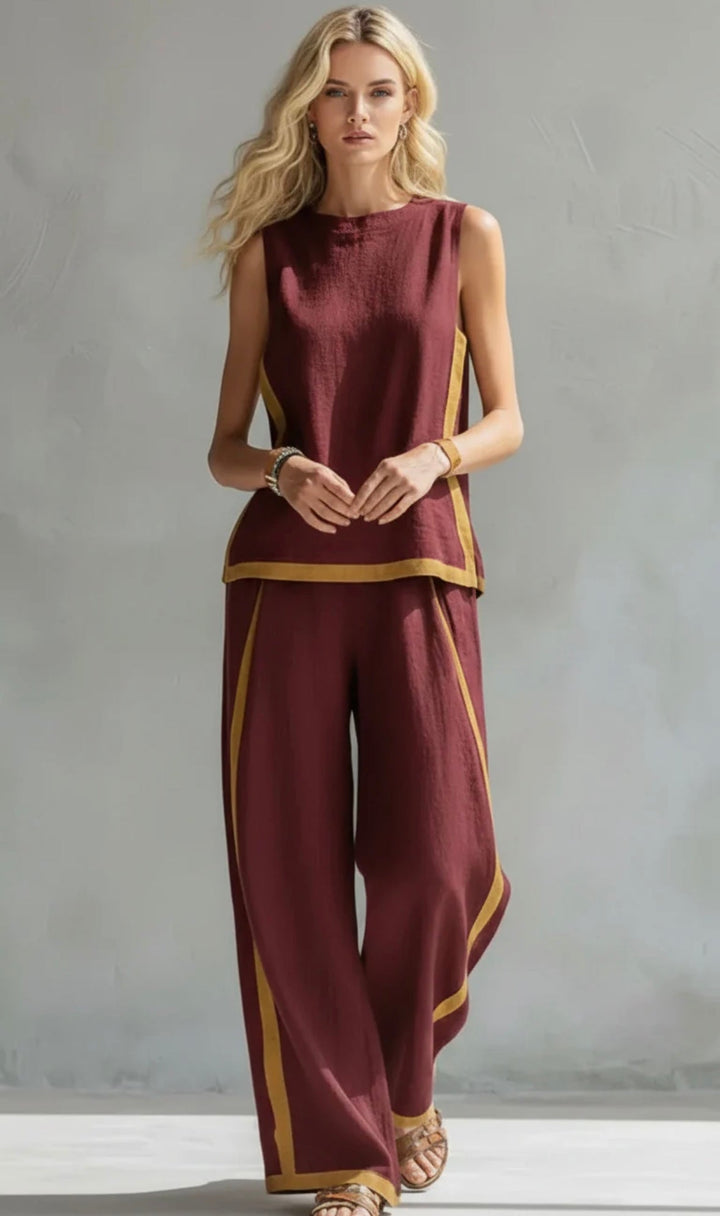 Leila | Elegant Cotton & Linen Set