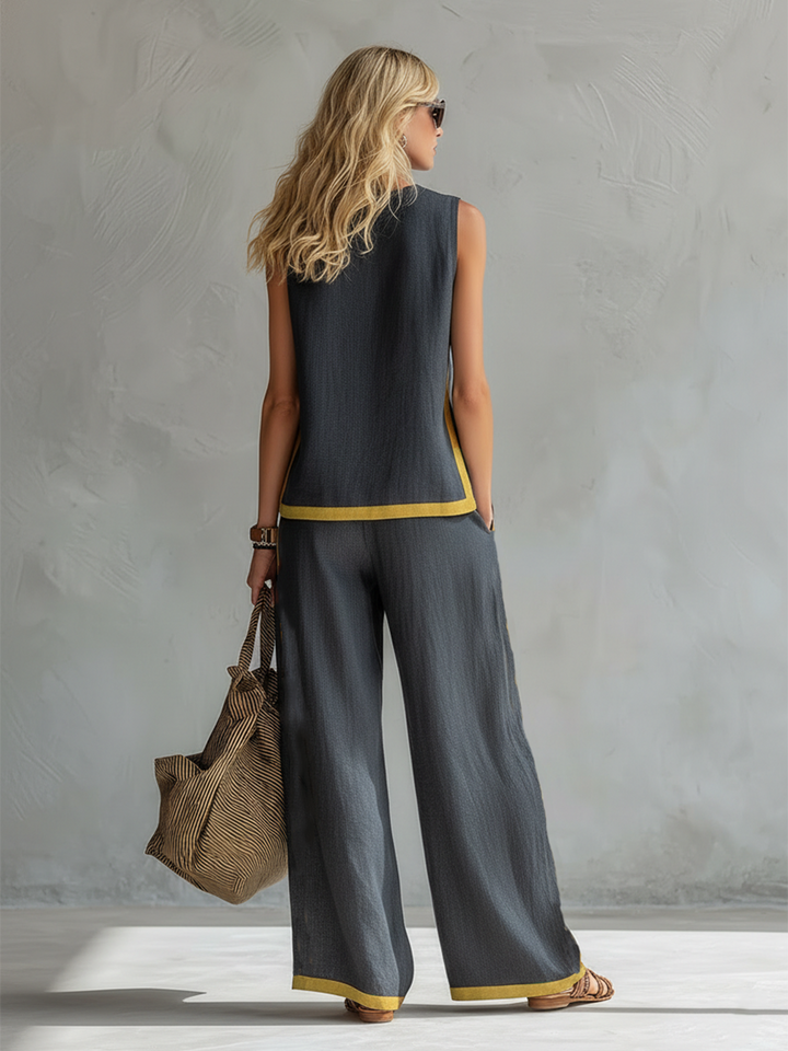 Leila | Elegant Cotton & Linen Set