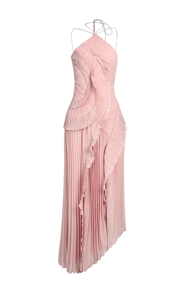 ELIZA™ | RUFFLED MIDI DRESS