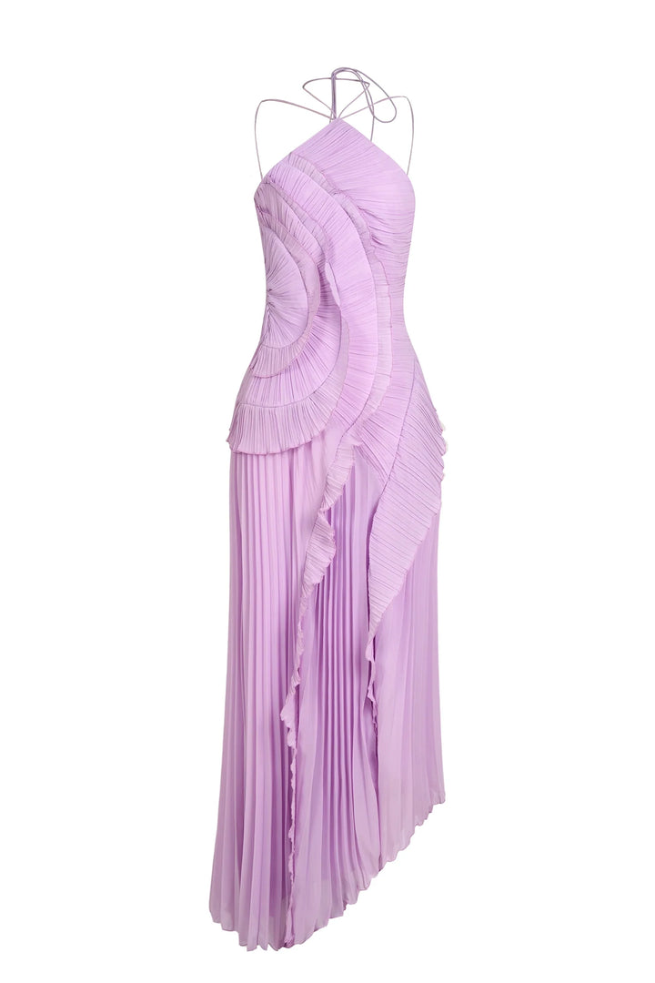 ELIZA™ | RUFFLED MIDI DRESS