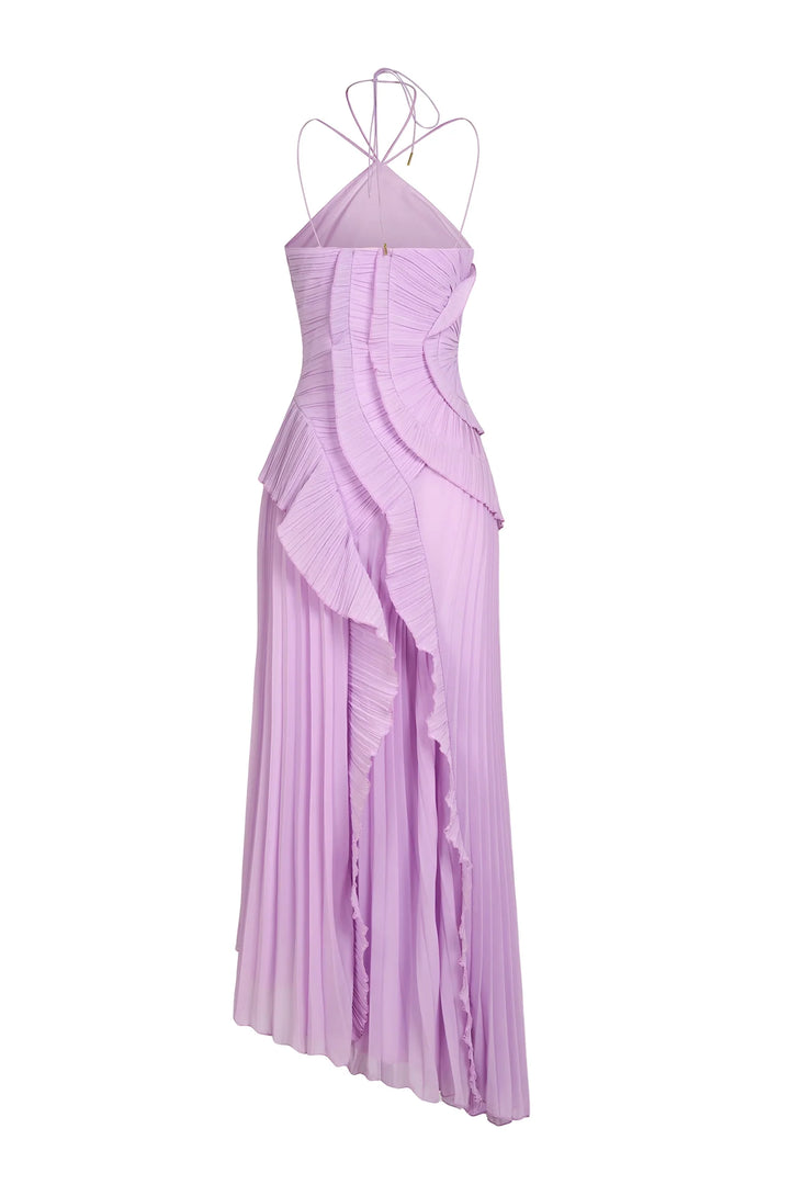 ELIZA™ | RUFFLED MIDI DRESS