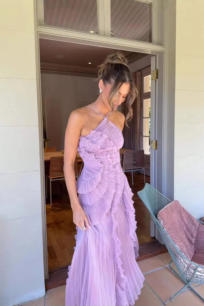 ELIZA™ | RUFFLED MIDI DRESS