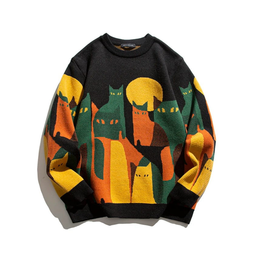 Zaya™ | Moonlight Cat Sweater