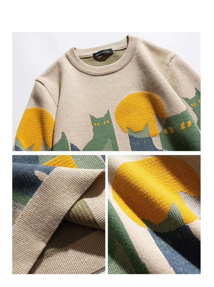 Zaya™ | Moonlight Cat Sweater
