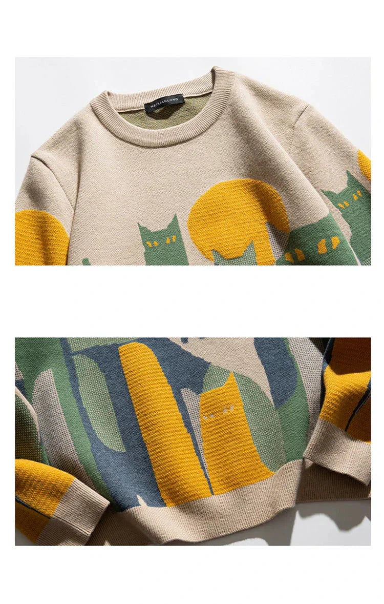 Zaya™ | Moonlight Cat Sweater