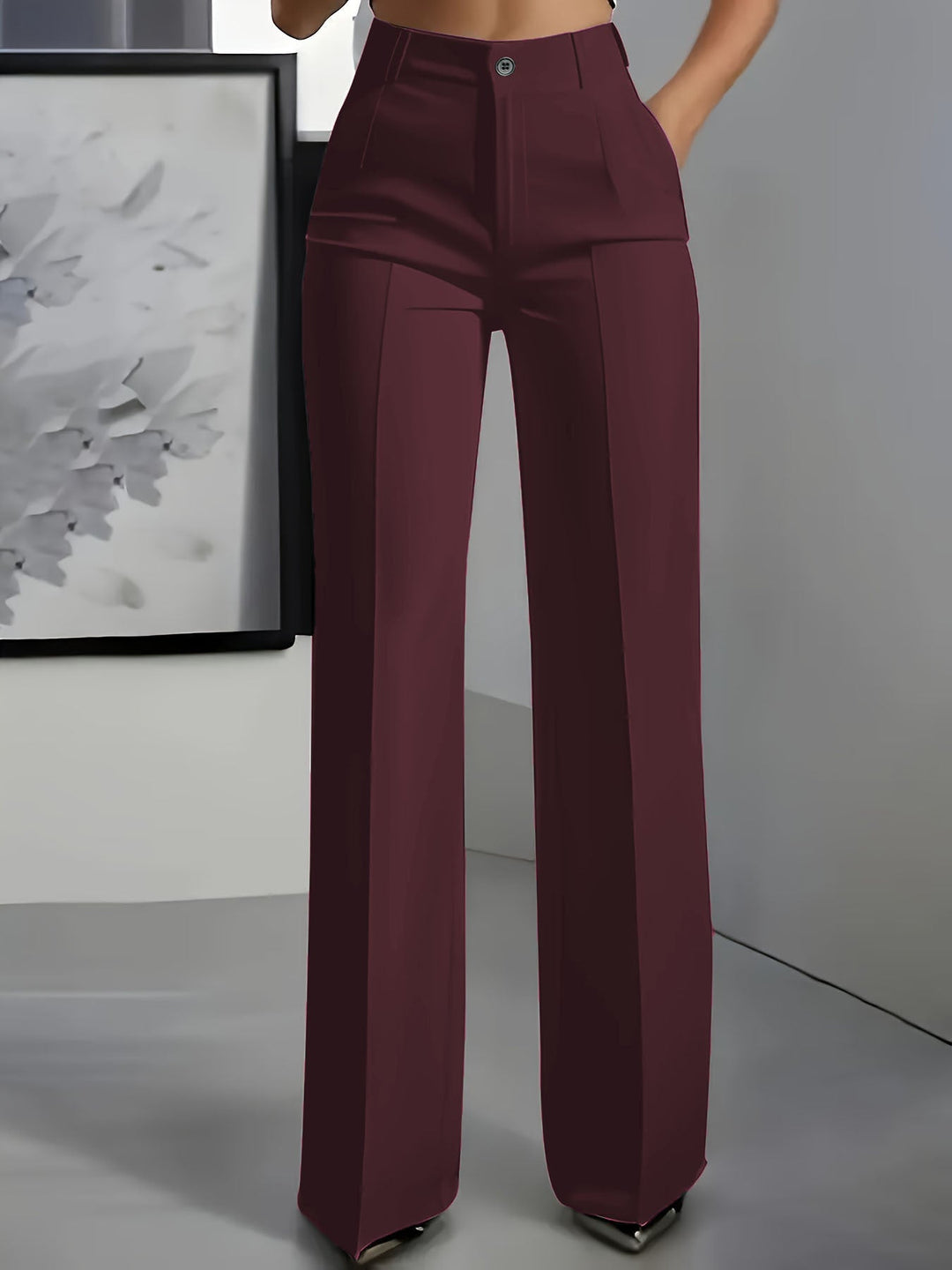 AURELIA™ | HIGH-WAIST STRAIGHT LEG PANTS