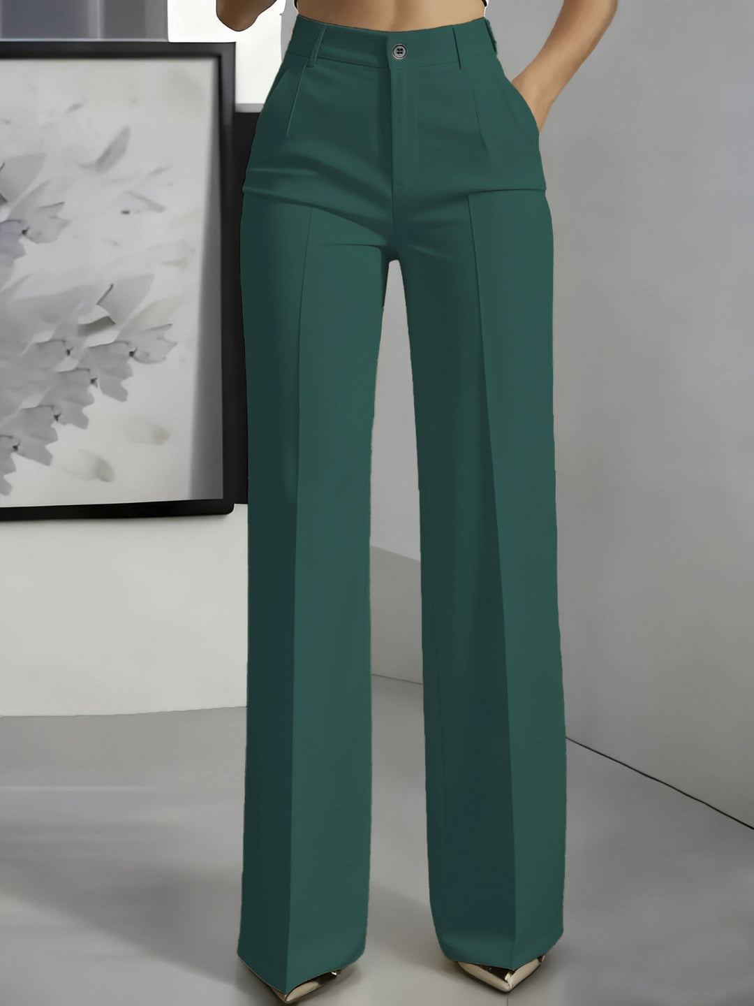 AURELIA™ | HIGH-WAIST STRAIGHT LEG PANTS