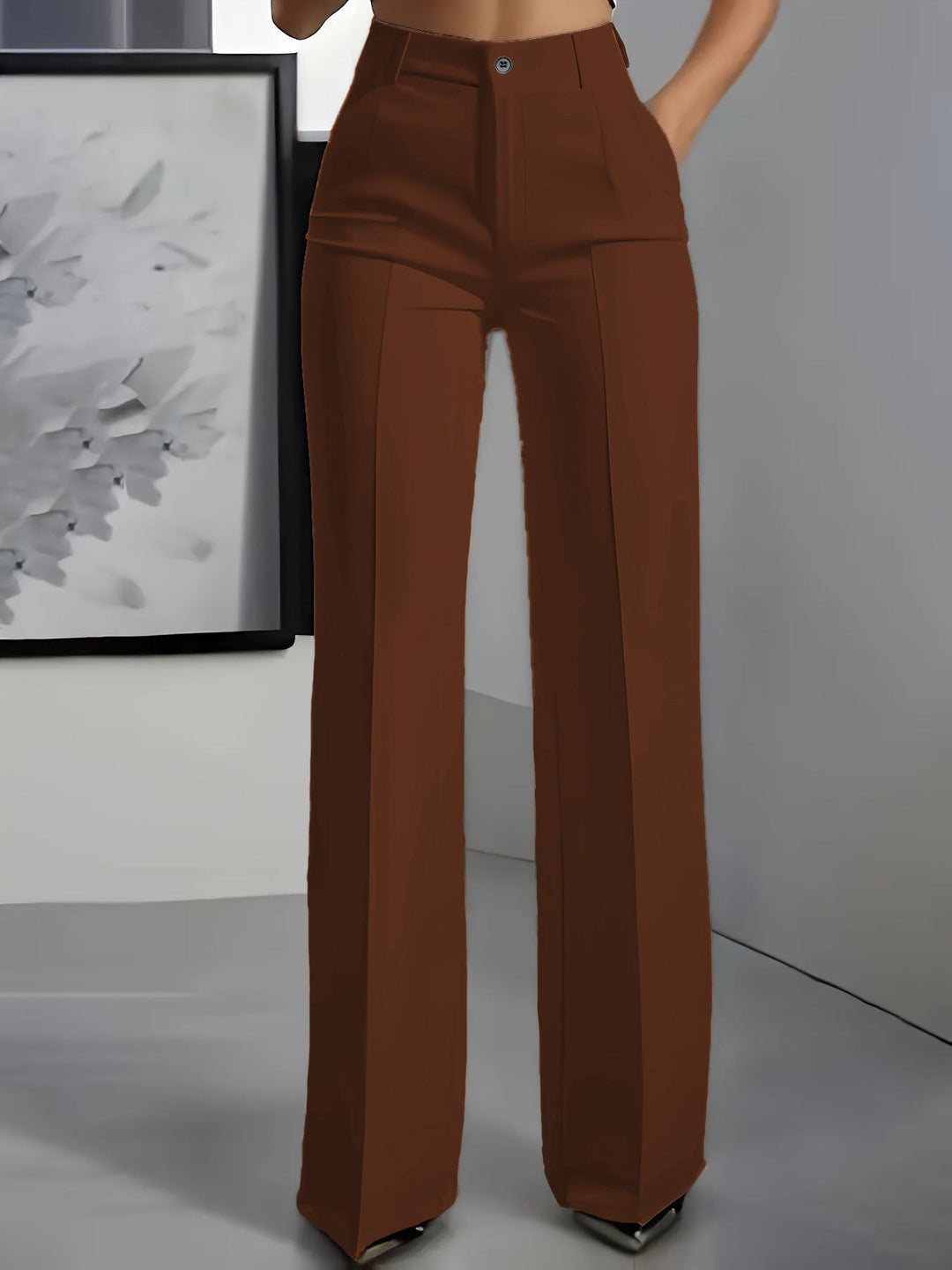 AURELIA™ | HIGH-WAIST STRAIGHT LEG PANTS