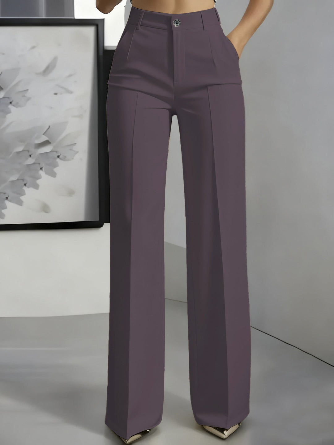 AURELIA™ | HIGH-WAIST STRAIGHT LEG PANTS