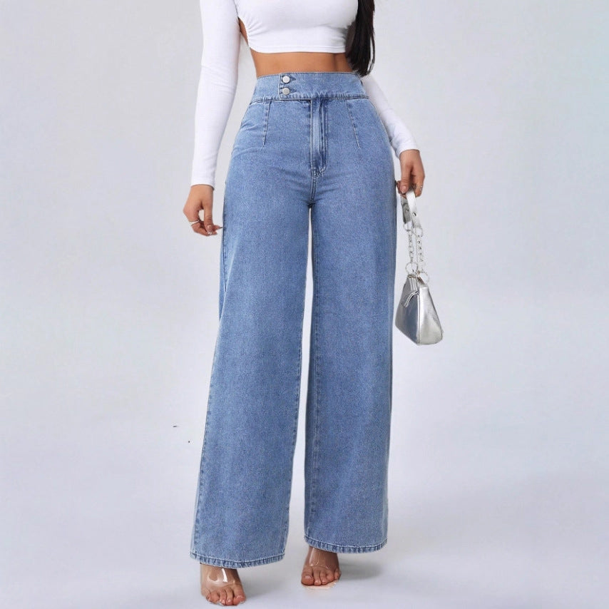 VINTARA™ | RETRO STRAIGHT LEG JEANS