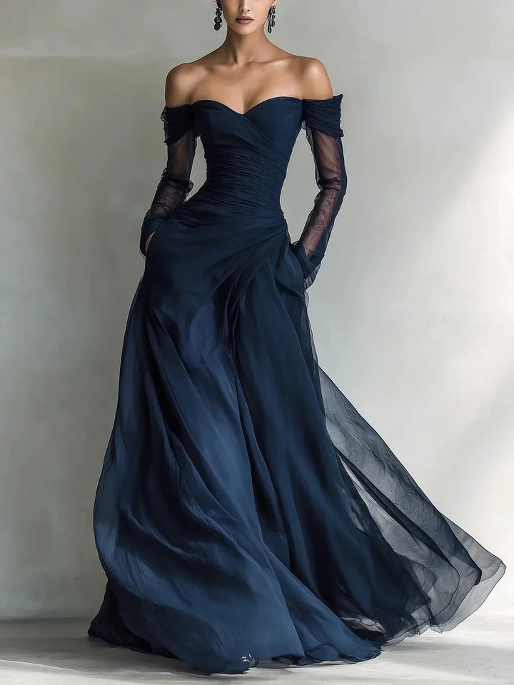 ELEONORA™ | OFF-THE-SHOULDER MAXI DRESS