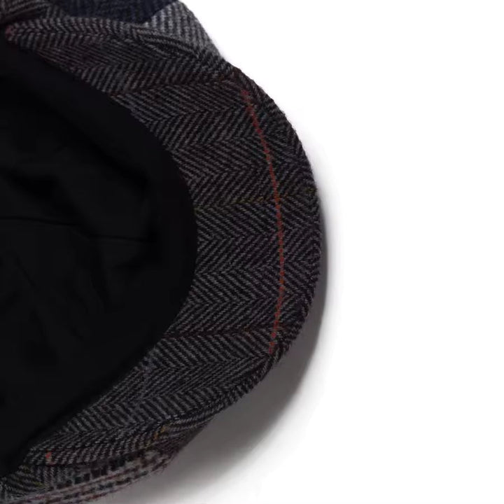 Wool Patchwork Cap