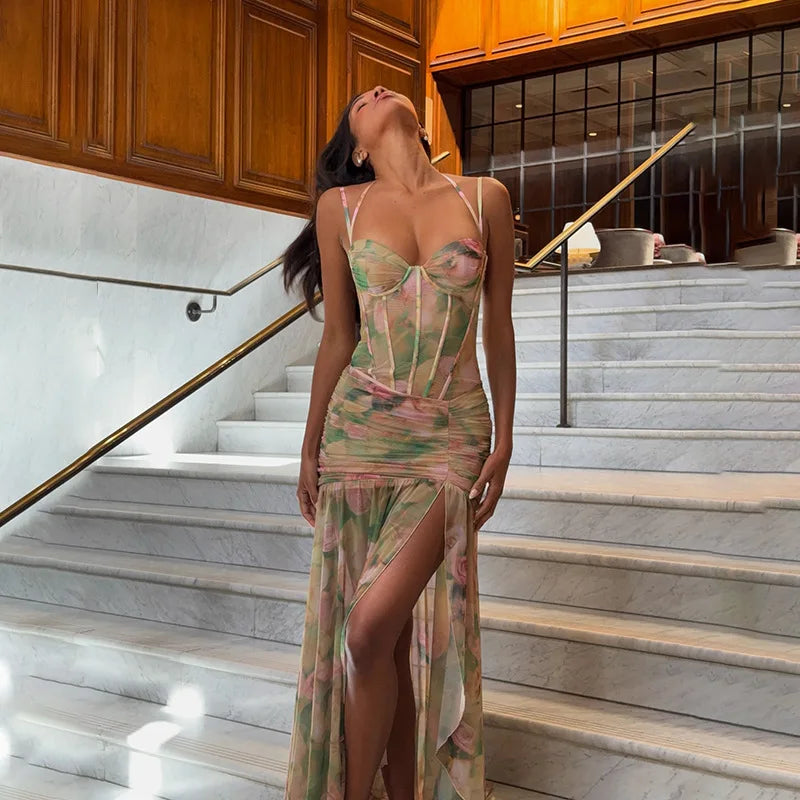 naomi | Sexy Sleeveless Floral
