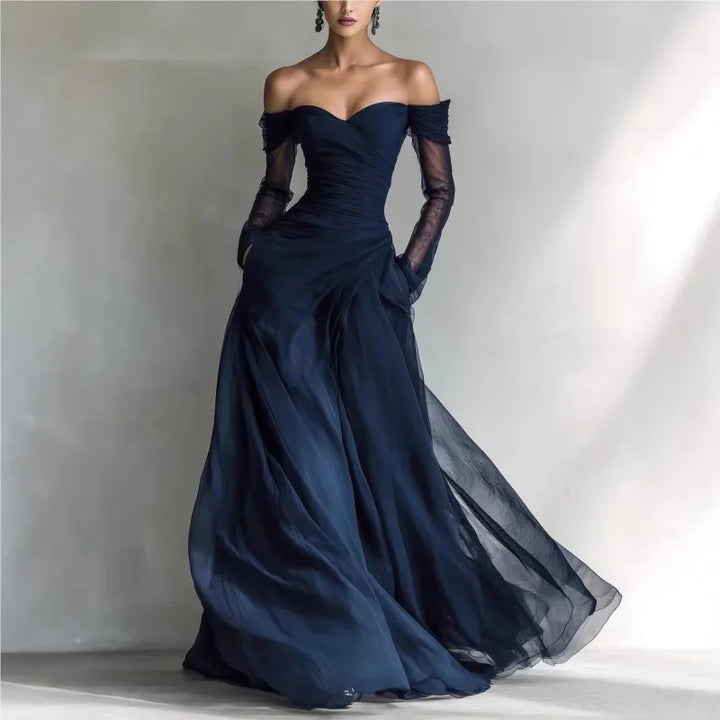 ELEONORA™ | OFF-THE-SHOULDER MAXI DRESS
