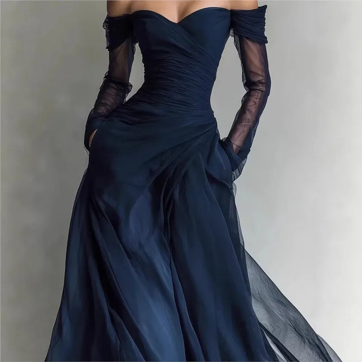 ELEONORA™ | OFF-THE-SHOULDER MAXI DRESS