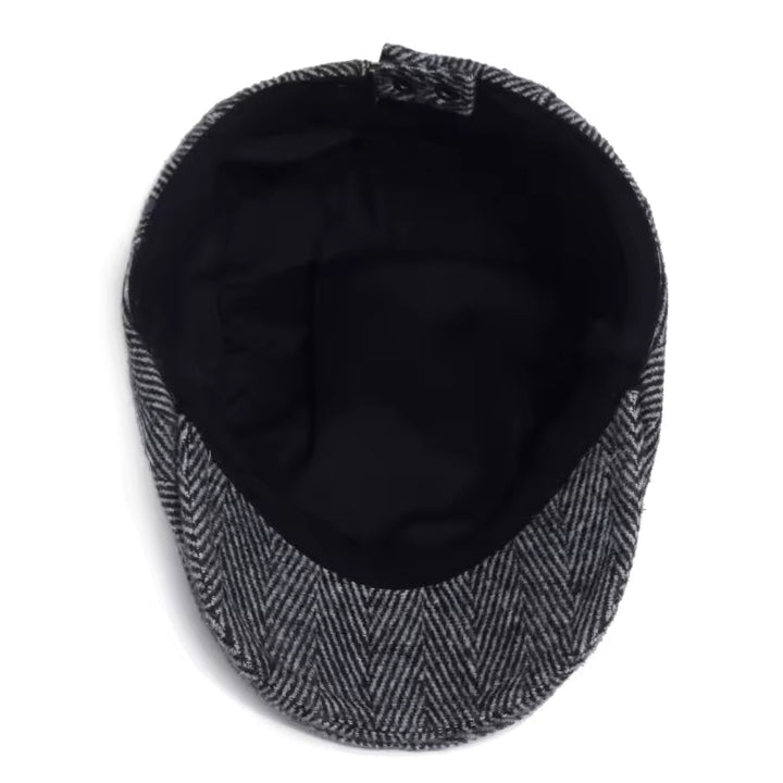 Herringbone Wool Cap