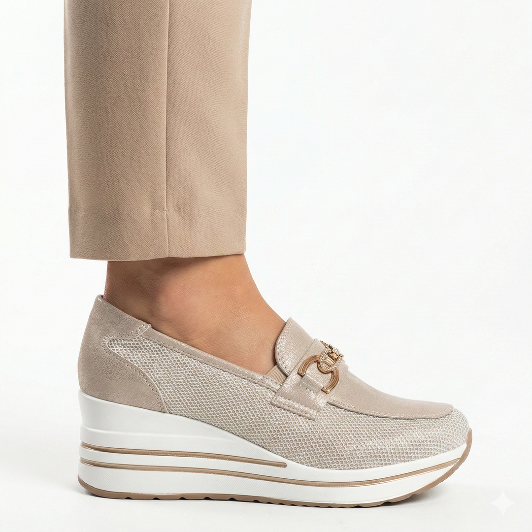 ALLIS | Women's Comfort Wedge Moccasin