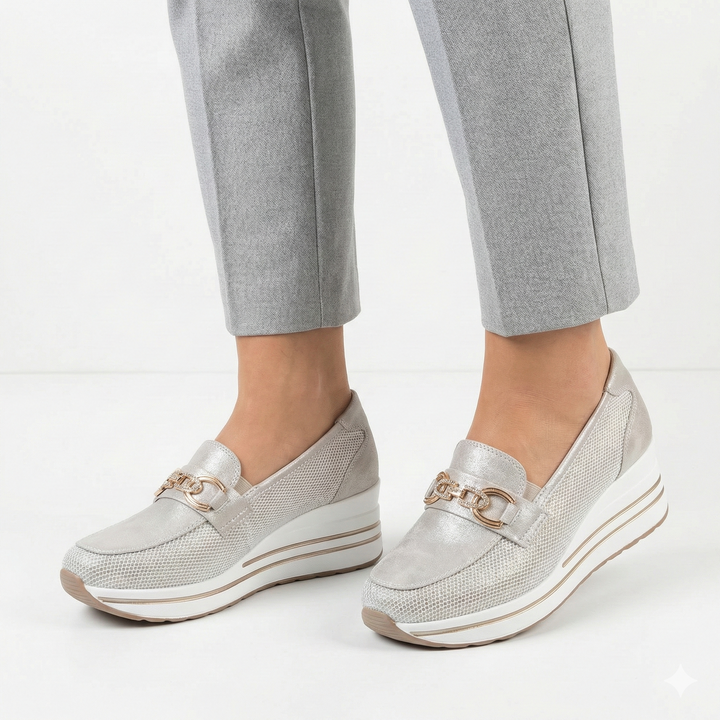 ALLIS | Women's Comfort Wedge Moccasin