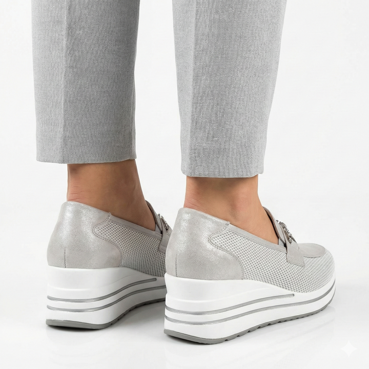 ALLIS | Women's Comfort Wedge Moccasin