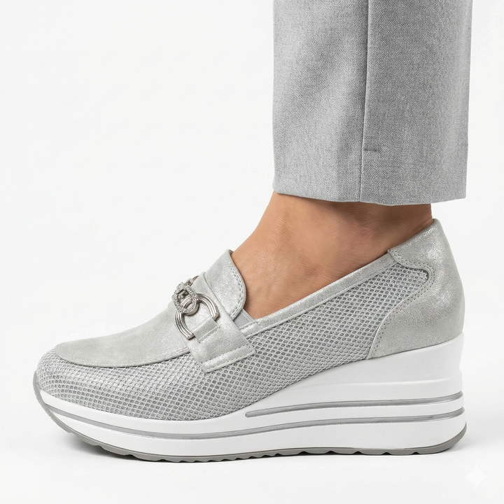 ALLIS | Women's Comfort Wedge Moccasin