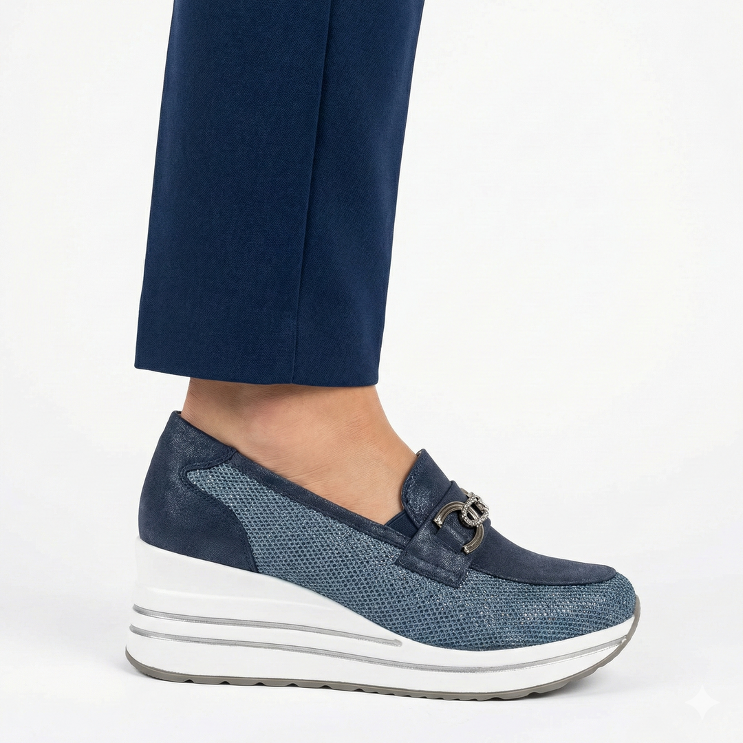 ALLIS | Women's Comfort Wedge Moccasin