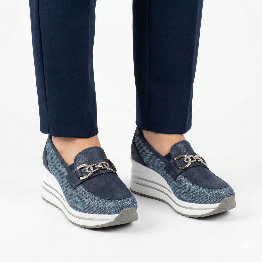 ALLIS | Women's Comfort Wedge Moccasin