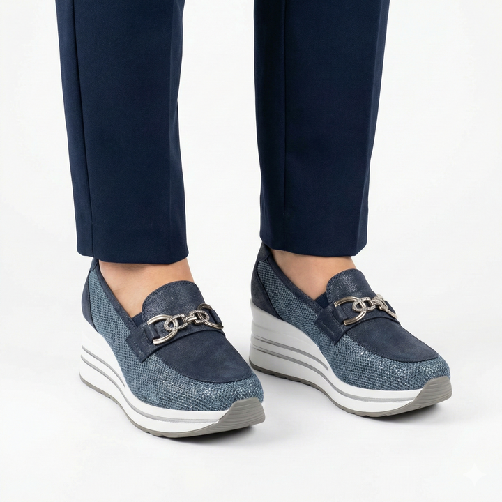 ALLIS | Women's Comfort Wedge Moccasin