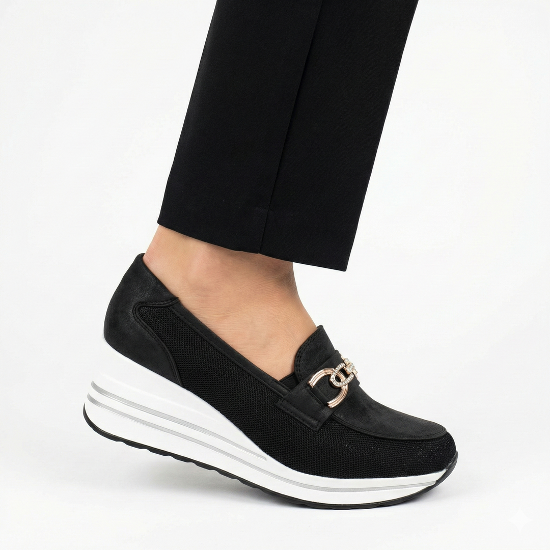ALLIS | Women's Comfort Wedge Moccasin